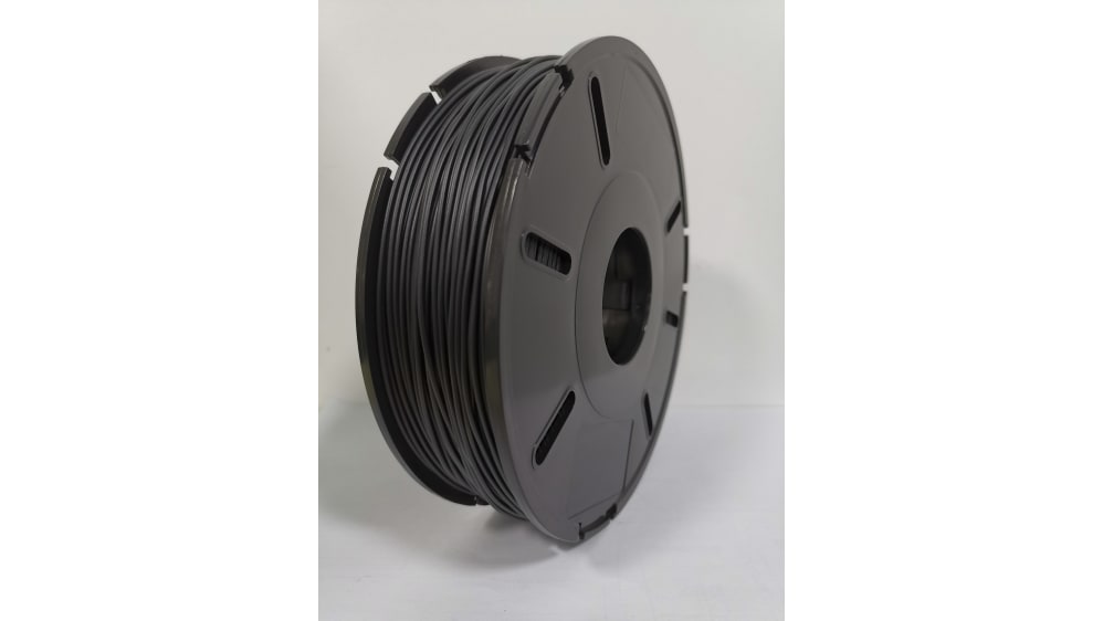 Filament pour imprimante 3D RS PRO, PLA, Ø 1.75mm, Noir, 0.5kg, FDM