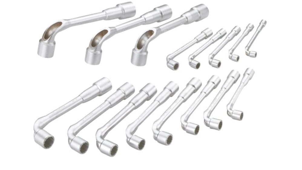 SAM チューブボックススパナセット Hex 16ピース、8 → 24 mm 93-J16 | RS