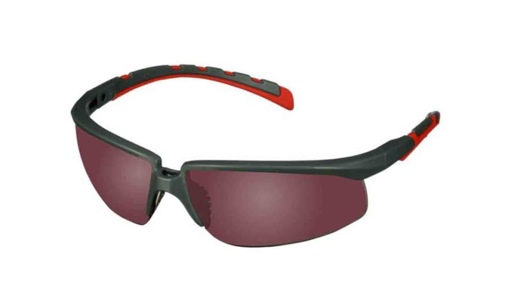 7100208826 3M Solus 2000 Safety Glasses, Red PC Lens RS