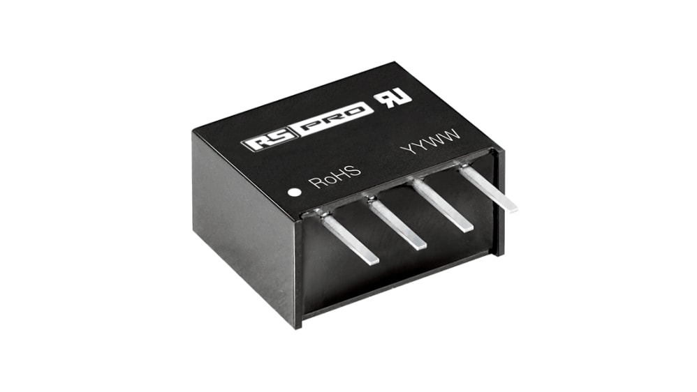 RS PRO DC/DC-Wandler 1W 24 V dc IN, 12V dc OUT 1.5kV isoliert