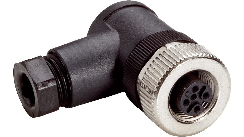 DOS-1205-W / 6009720 | SICK メス 丸型コネクタ, 5極, M12 プラグ