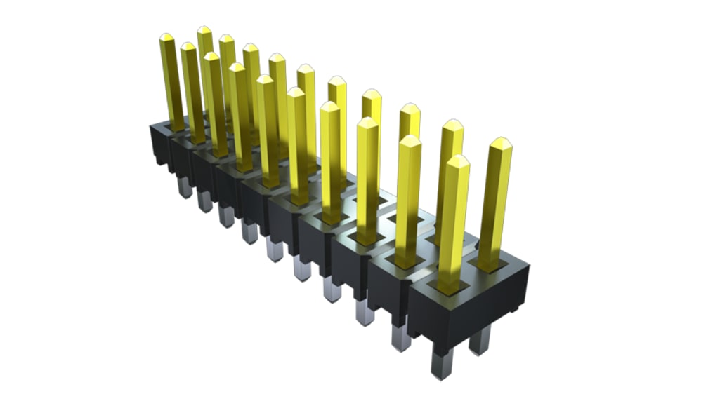 TSW-104-25-T-D-RA | Samtec TSWシリーズ ライトアングル ピンヘッダ 8