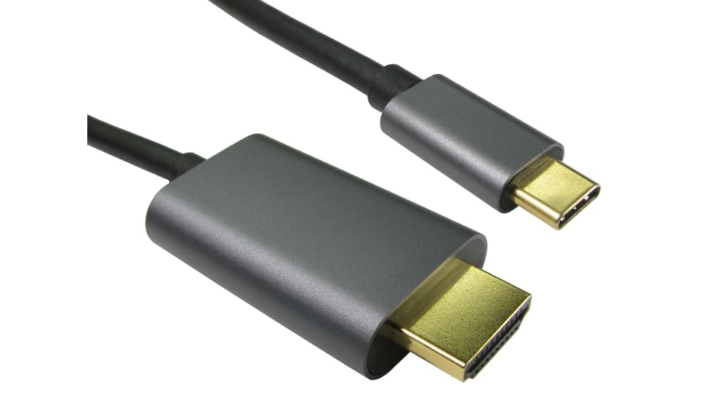 RS PRO Male USB C to Male HDMI, 2m