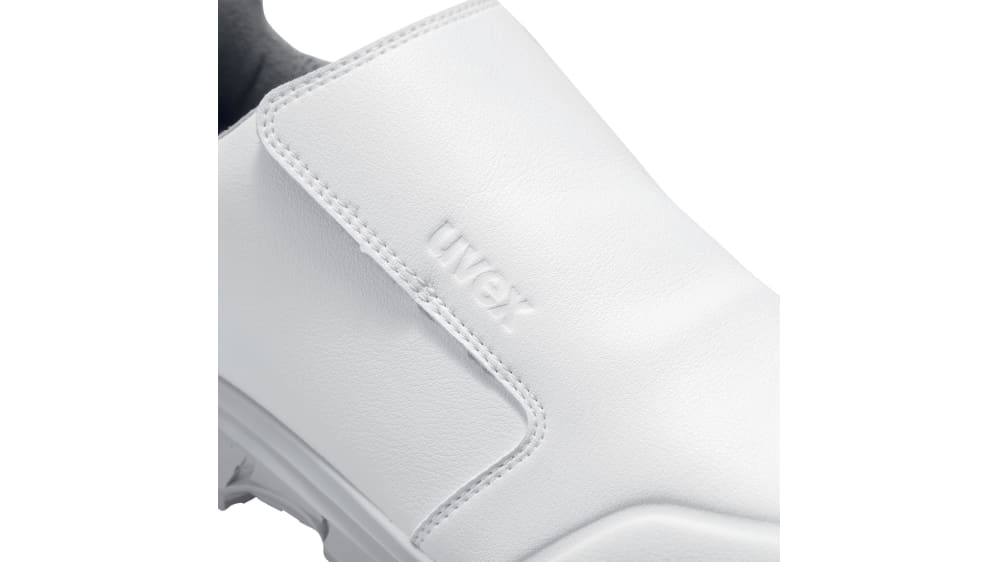 6581839, Scarpe antinfortunistiche S2 Uvex Uvex white, 39 Unisex,  resistenti all'acqua, con puntale di sicurezza