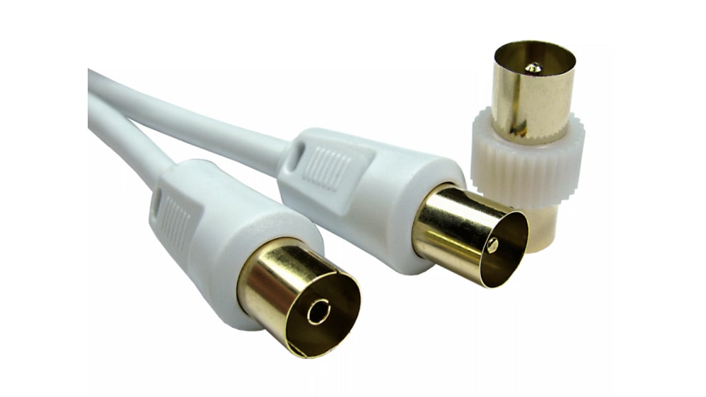 Cable coaxial 3C2V RS PRO, con. A: Conector aéreo de TV, Macho, con. B