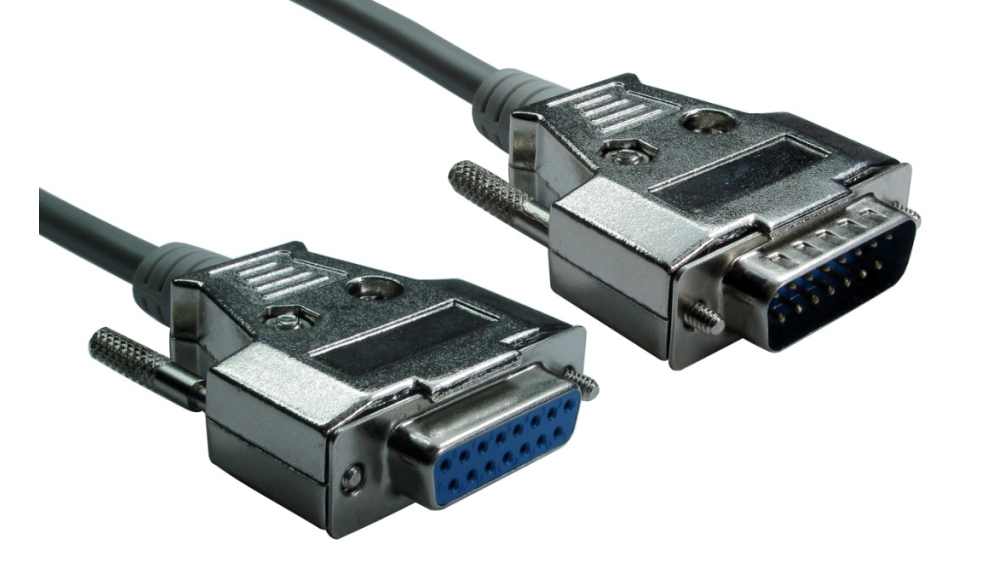 RS PRO 15 Pin D-Sub 15 Pin D-Sub, シリアルケーブル, オス → メス