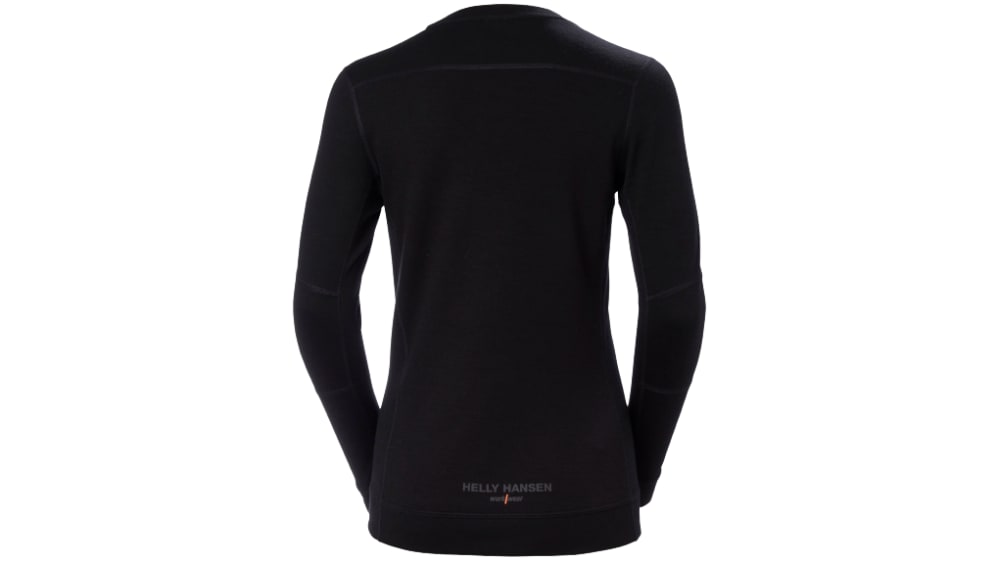 75209_990-L | Helly Hansen Black 43 % Polypropylene, 57 % Merino  