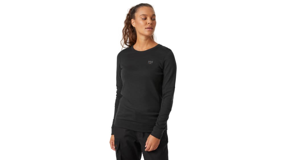 75209_990-L | Helly Hansen Black 43 % Polypropylene, 57 % Merino  