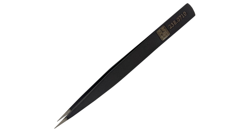 RS PRO ピンセット, 低炭素オーステナイト鋼, 抗酸耐性あり