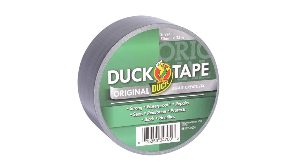 DUCK TAPE 222225 Panzerband, Silber, 0.17mm x 50mm x 25m