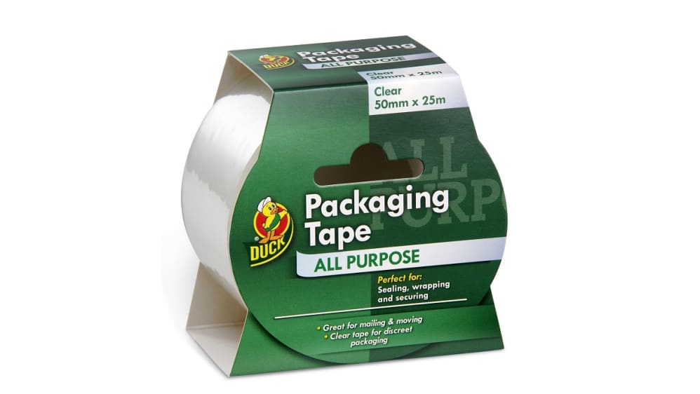 DUCK TAPE 224530 Brown Packing Tape, 25m x 50mm