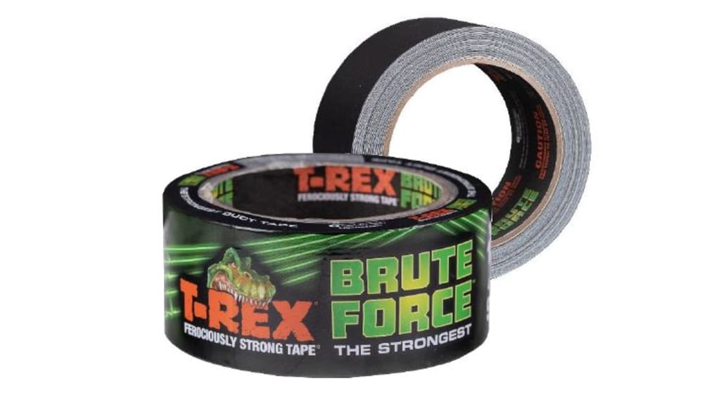 T-Rex Brute Force Ruban Adhésif Gaffer Ultra Résistant 48 Mm X 9,1 M Noir - Dos Imperméable