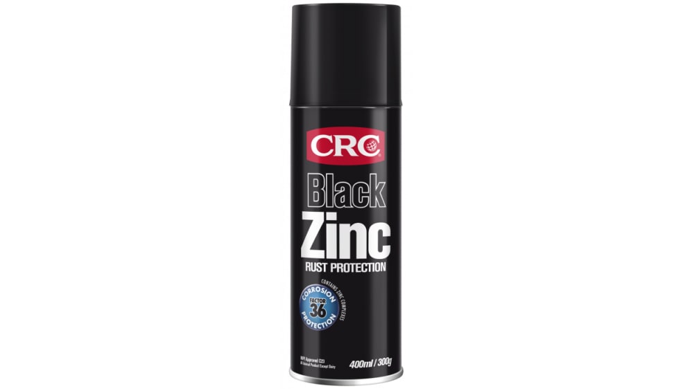 2089 CRC 400ml Black Satin Zinc Spray Paint RS