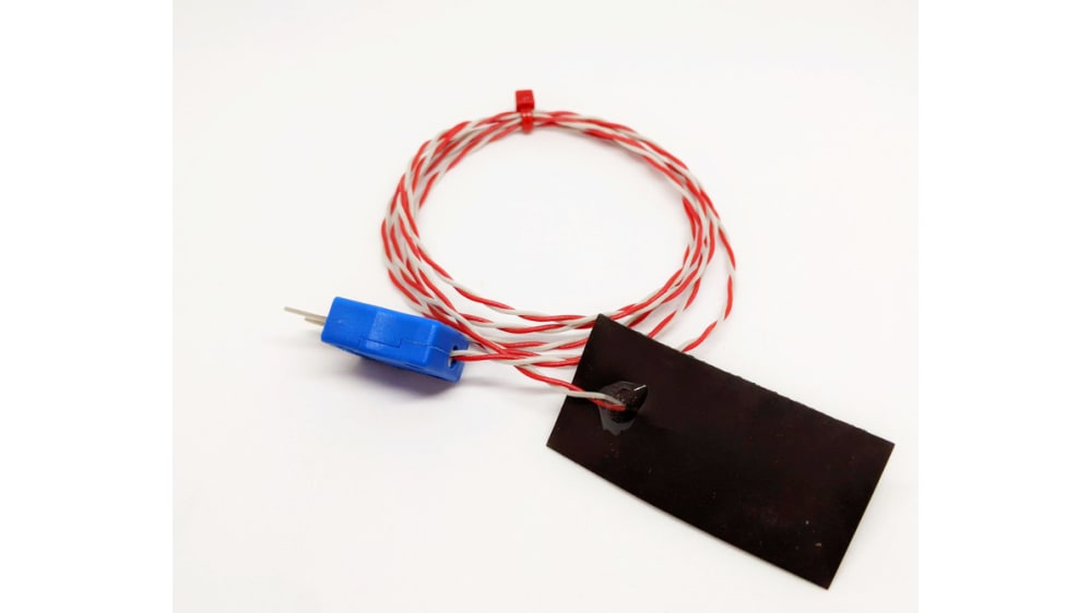 RS PRO 磁気ストリップ熱電対, Kタイプ, +100°C, ケーブル長さ：1m | RS