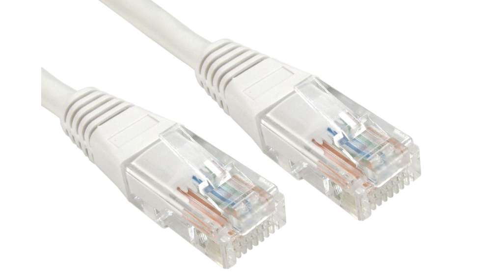 RS PRO Cat6 イーサネットケーブル, 10 m, 白 RJ45 オス RJ45 オス, U