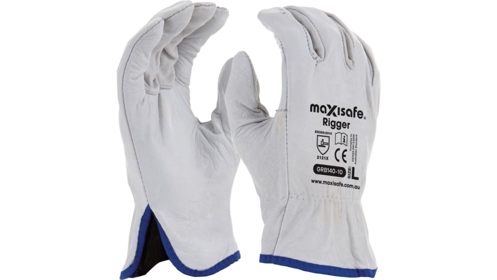 Safety gloves leather top