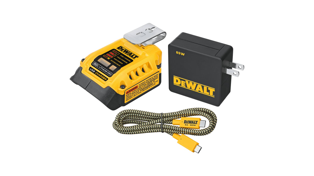 DCB094K-QW | DeWALT XR Li-Ion Battery Charger For Lithium-Ion No cells,  only charger Cell 18V 5A with EURO plug, Batteries Included | RS