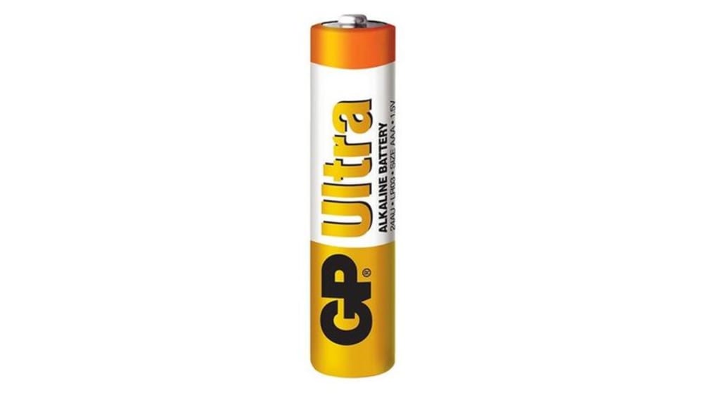 GPPCA24AU005, Piles AAA Gp Batteries 1.5V tête plate