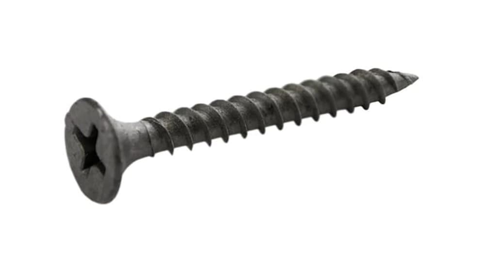 RS PRO 自己ねじ込み式ネジ 黒 バグル スチール 2.5 in | RS