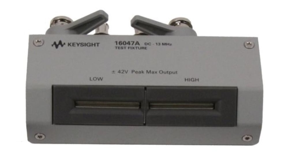Keysight 16047A Test Fixture 新品 16047Aテストフィクスチャ、アキシャルおよびラジアル - キーサイト