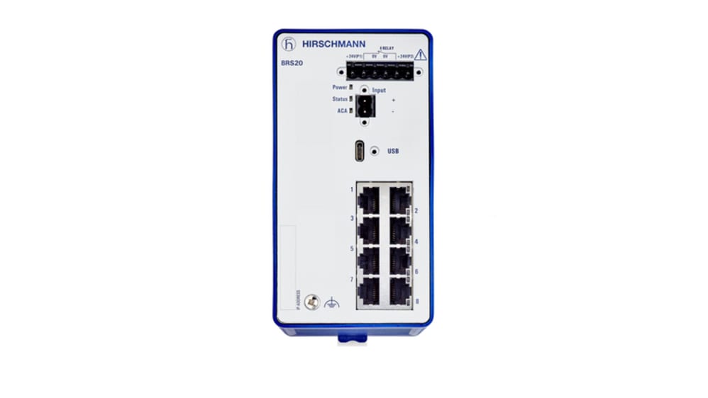 BRS20-08009999-STCY99HHSESXX.X.XX | Hirschmann Managed 8 Port
