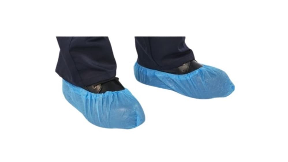 O0122 RS PRO White Disposable Visitor Shoe Cover, One Size