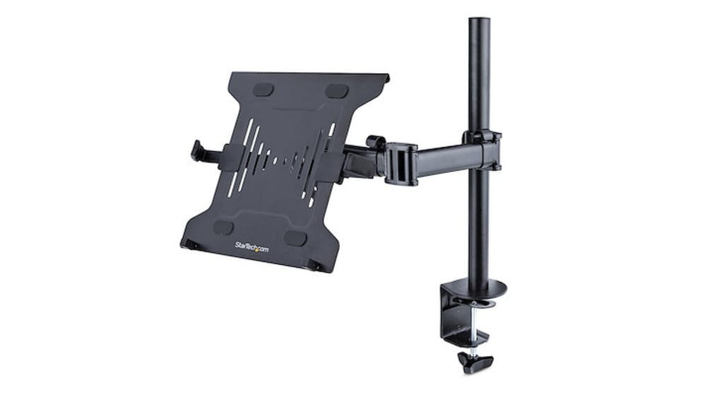 A-LAPTOP-DESK-MOUNT, Supporto per PC portatile StarTech.com per uso con  Computer portatile/monitor, 708 x 420 x 550mm, col. Nero