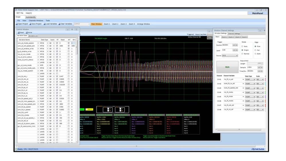Renesas Electronics RX23T 用 24V モータコントロール評価システム