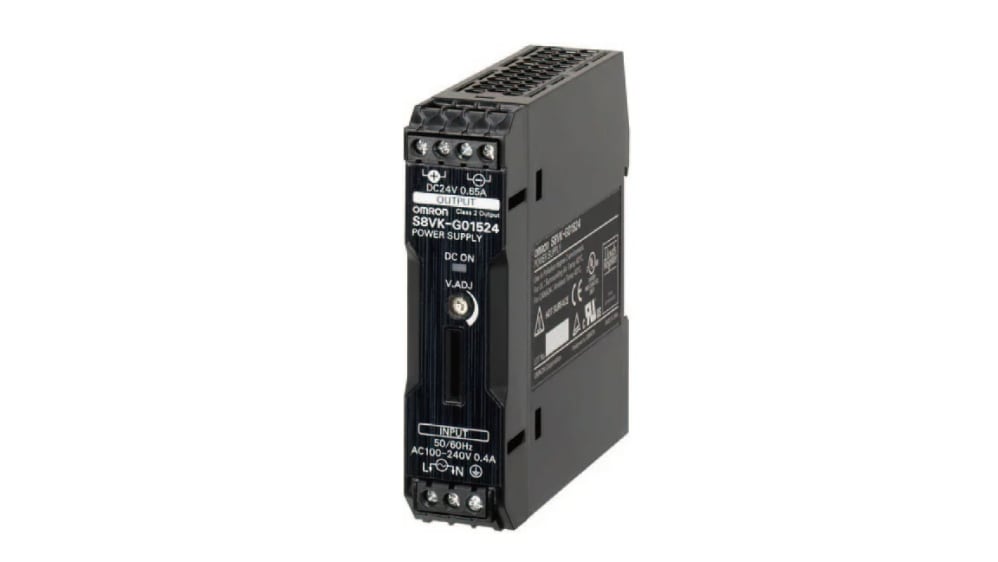 S8VK-G24024-400 | Omron S8VK-G DINレール電源 12 A 240V ac 入力電圧 