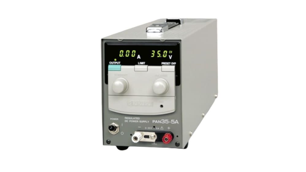 PAN 35-5A | 菊水電子工業 ベンチ電源, 出力数：1, 35V, 5A | RS