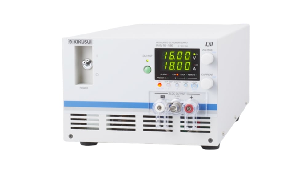 PAN35-10E | 菊水電子工業 ベンチ電源, 出力数:1, 35V, 10A | RS PAN35-10E | 菊水電子工業 ベンチ電源, 出力数:1, 35V, 10A | RS