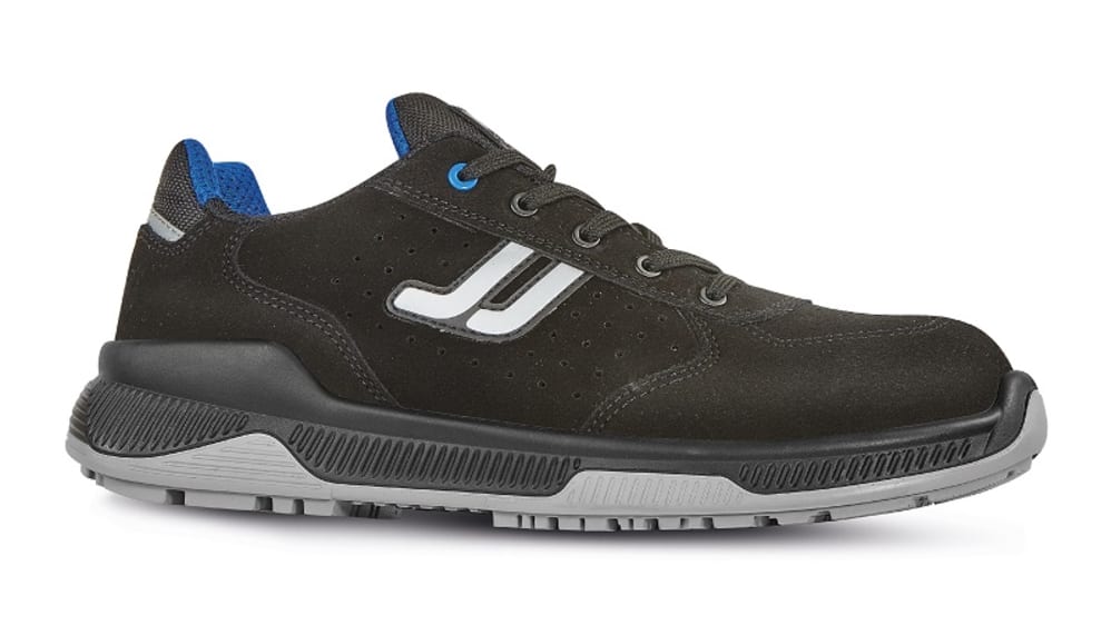 Jallatte JALMECA Unisex Black Grey Toe Capped Safety Trainers