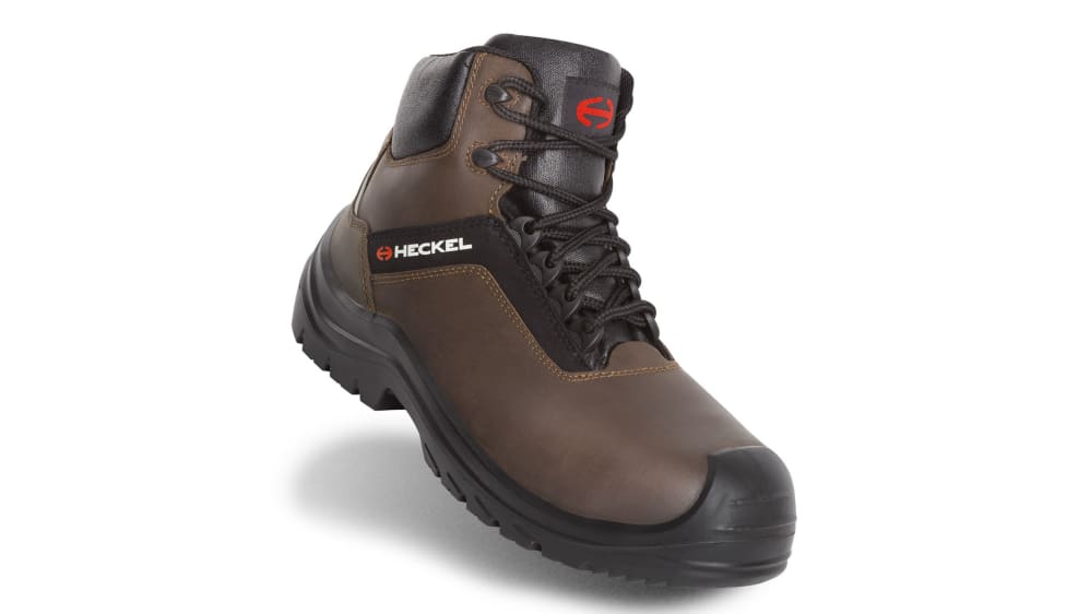 6273339 Heckel Black Composite Toe Capped Unisex Safety Boots