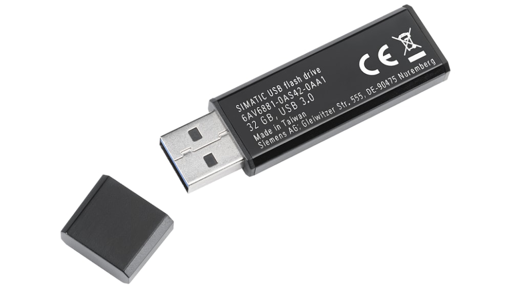Siemens USB フラッシュドライブ 32 GB, USB 3.0, 6AV68810AS420AA1 | RS