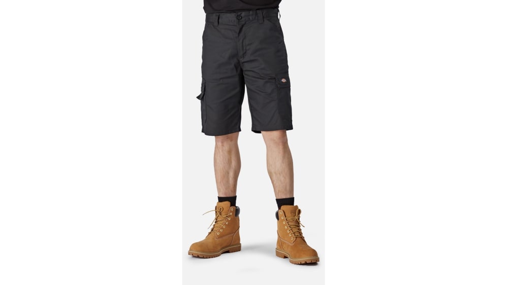 DK0A4XSGBLK134 | Dickies Everyday, Herren Arbeitsshorts, 35 % Baumwolle, 65  % Polyester Schwarz, Größe 34cm | RS