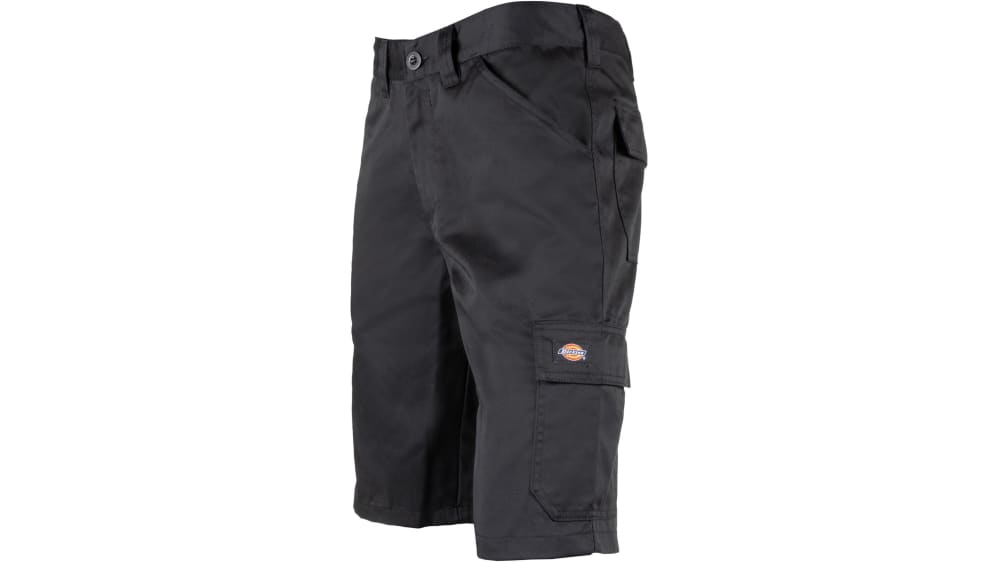 DK0A4XSGBLK134 | Dickies Everyday, Herren Arbeitsshorts, 35 % Baumwolle, 65  % Polyester Schwarz, Größe 34cm | RS