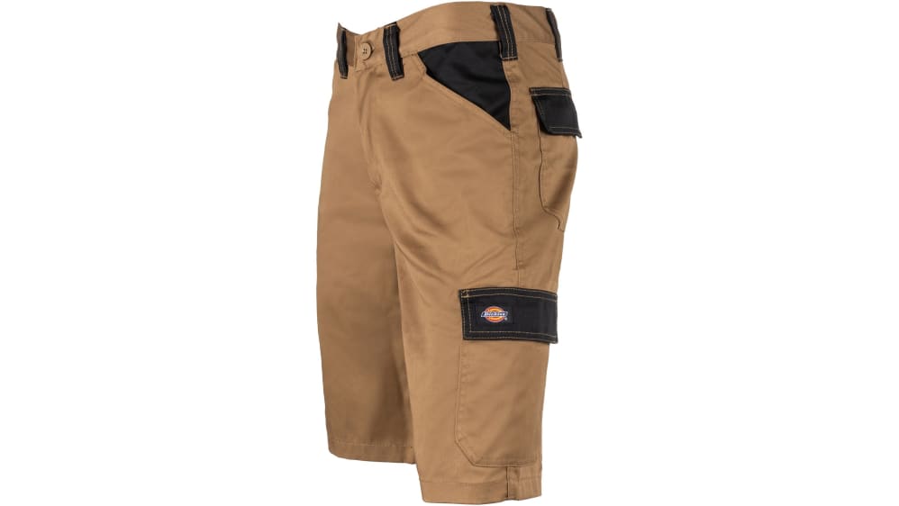 DK0A4XSGC67134 | Dickies | Baumwolle, Everyday, Herren % 65 Khaki/Schwarz, 34cm 35 % RS Polyester Größe Arbeitsshorts