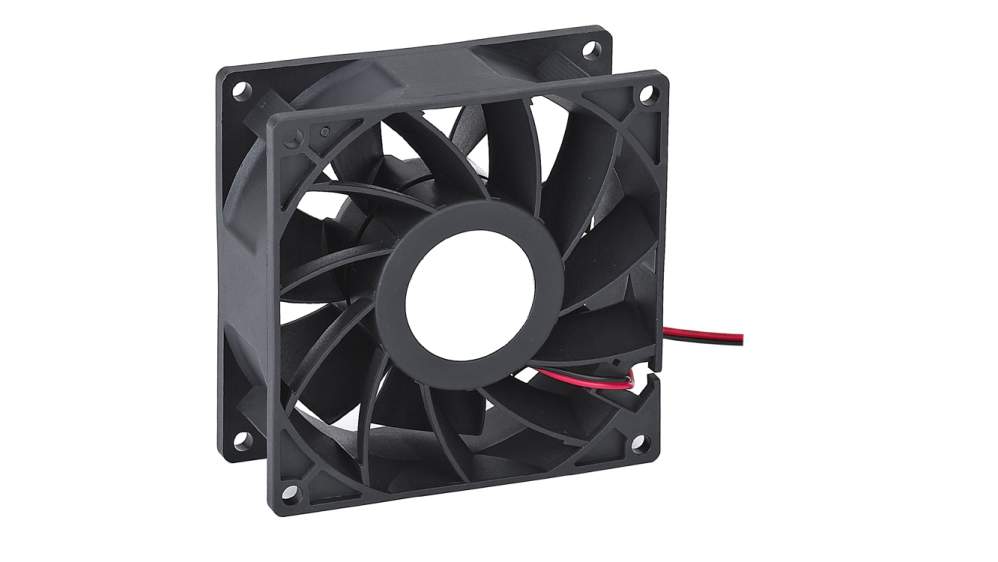 RS PRO Axial Fan, 12 V dc, DC Operation, 6W, 500mA Max, 92 x 92  x 38mm
