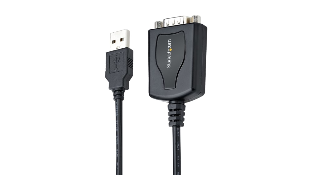 StarTech.com コンバータケーブル コネクタA:DB-9 /B:USB A 1P3FPC-USB-SERIAL | RS