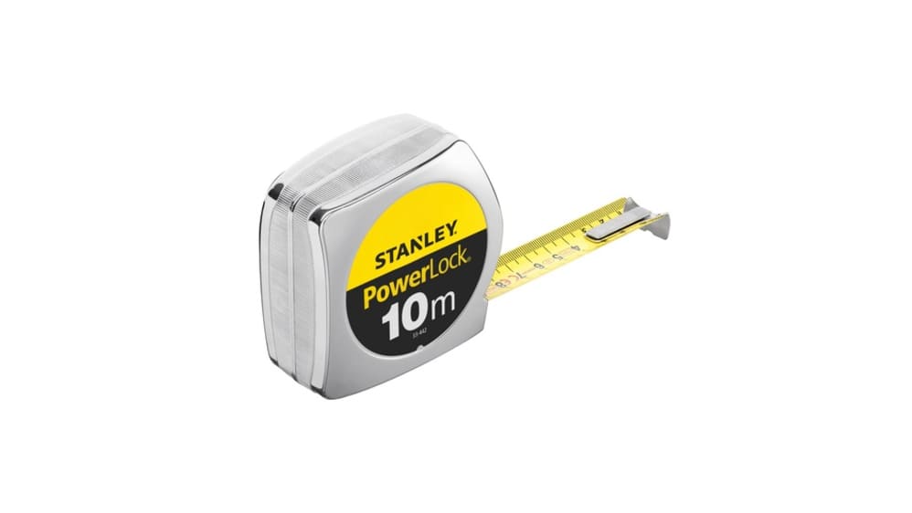 Stanley 1-33-442"Powerlock" Tape Measure With End Hook Without Hole, Silver, 10 M/25 Mm : Buy Online At Best Price In KSA - Souq Is Now