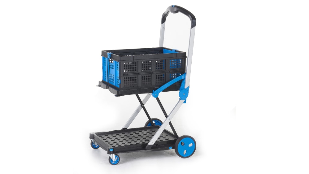 Chariot de manutention à roulettes RS PRO - Charge 300Kg - Pliable -  907x608x870mm