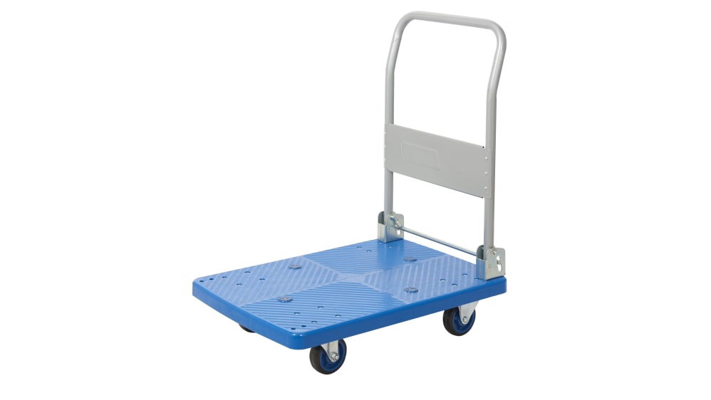 Chariot de manutention à roulettes RS PRO - Charge 300Kg - Pliable -  907x608x870mm