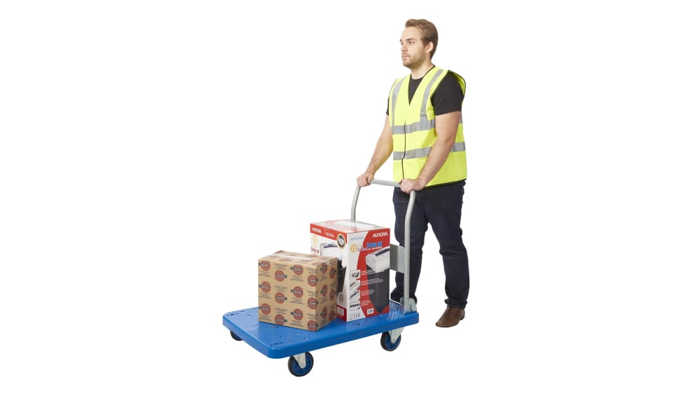 Chariot de jardin pliable, pneus pneumatiques, poubelle, rangement de