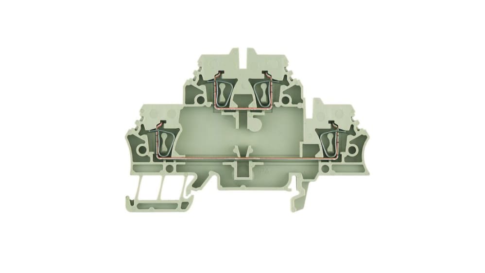 Lot De 100 Bornes De Connexion Weidmüller WDK 2.5 - Double étage, 2.5 Mm², Connexion Vissée, Neuf