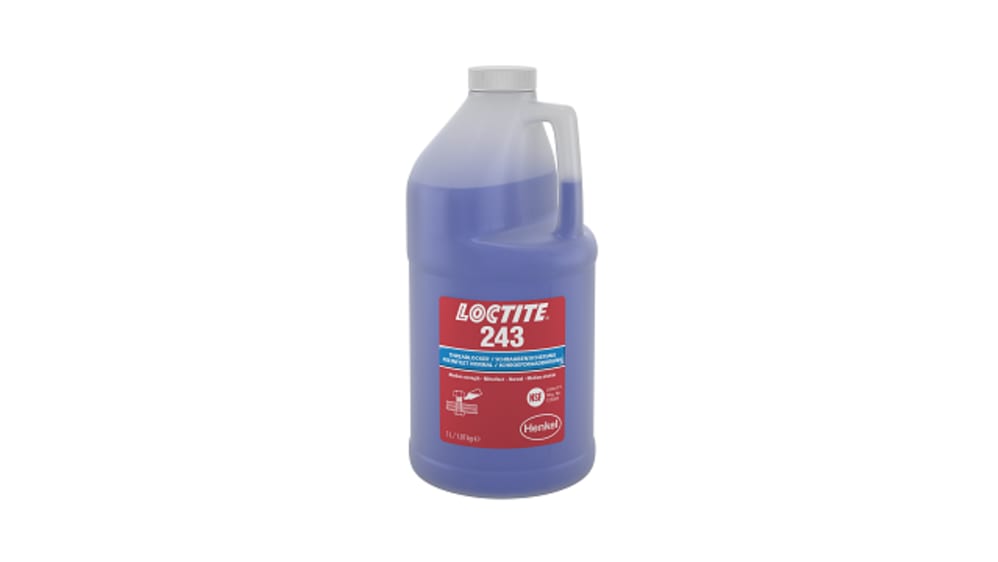 Loctite Loctite 243 Blue Thread lock, 1 L, 10 min Cure Time