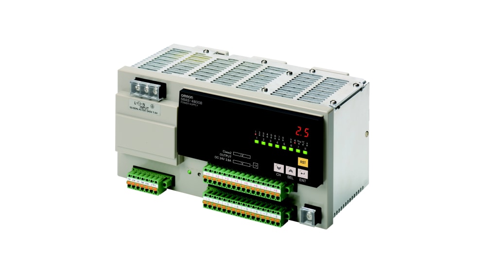 S8AS-48008 | オムロン S8AS DINレール取付け用スイッチング電源