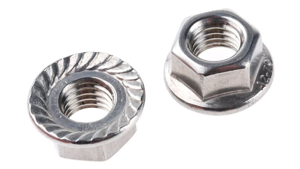 RS PRO Stainless Steel, Hex Nut, M10