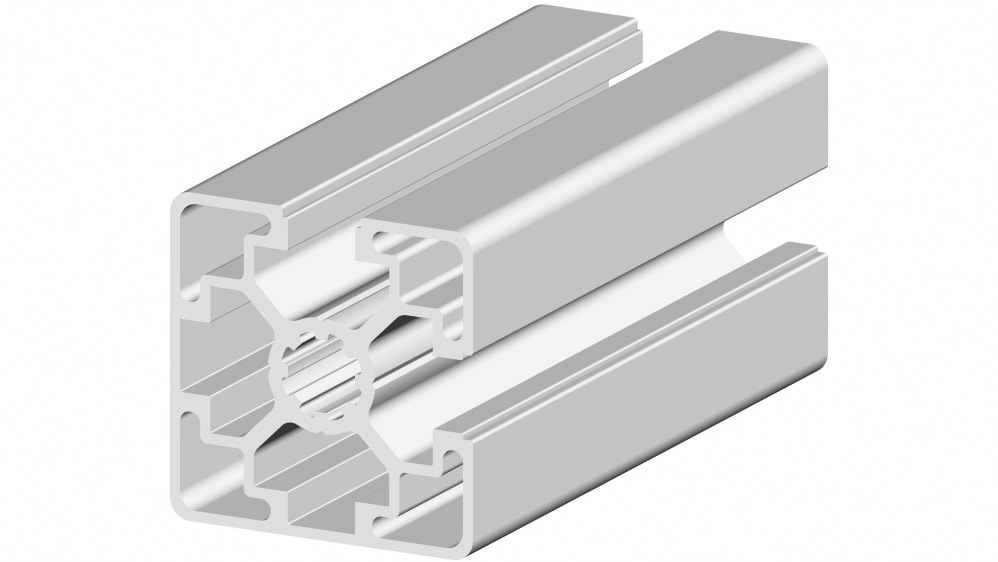 alwaiiz Groove Lot de 4 connecteurs profilés profilés en aluminium pour rainure en T de la série 4545, profilé extrudé en aluminium 10 mm (4545-4 pièces