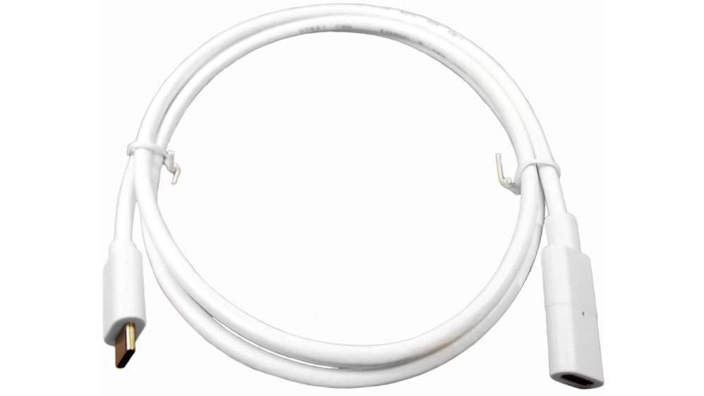 Câble USB RS PRO, USB C vers USB C, 1m, Blanc