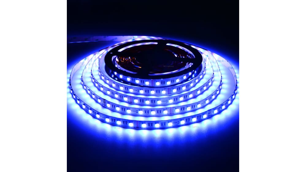 RS PRO 12V White LED Strip Light, 5500 → 7000K Colour Temp